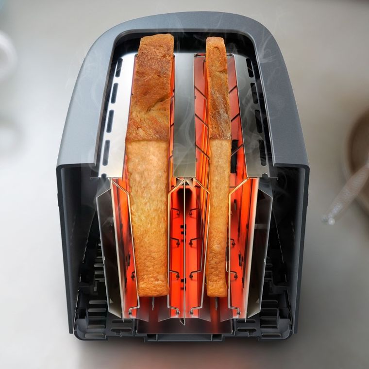 Philips, toster, czarny, 1000 HD2510/90 650W