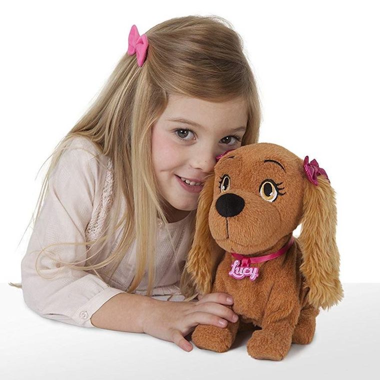 Piesek Lucy, zabawka interaktywna, 23 cm