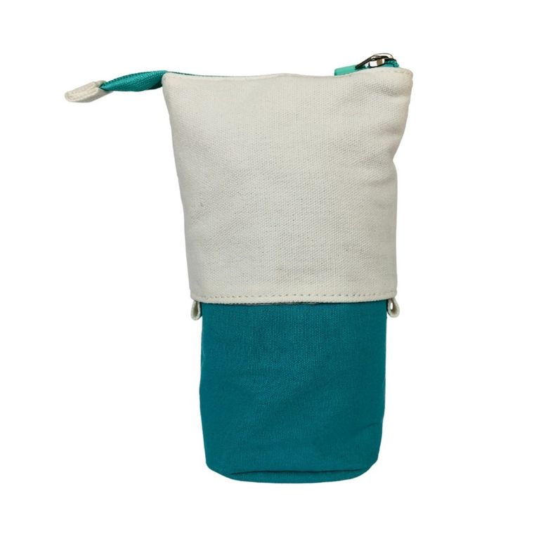 Pixie Crew, pionowy piórnik, turkusowy panel