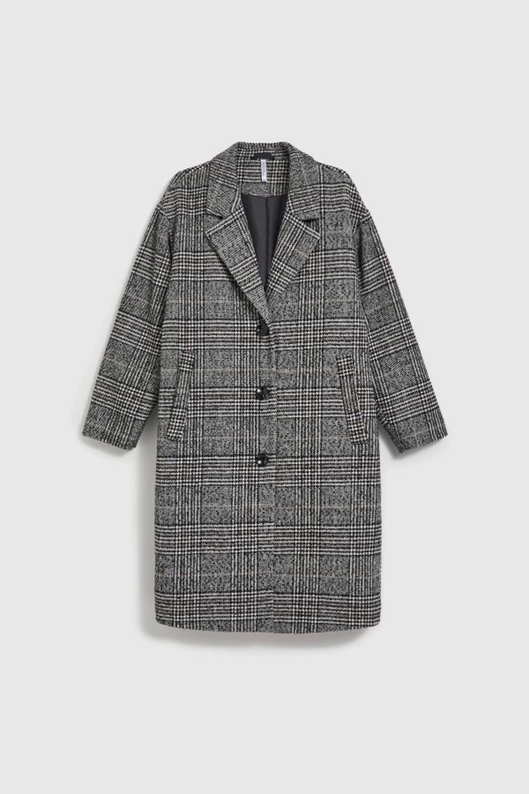 Płaszcz damski, szary, Moodo