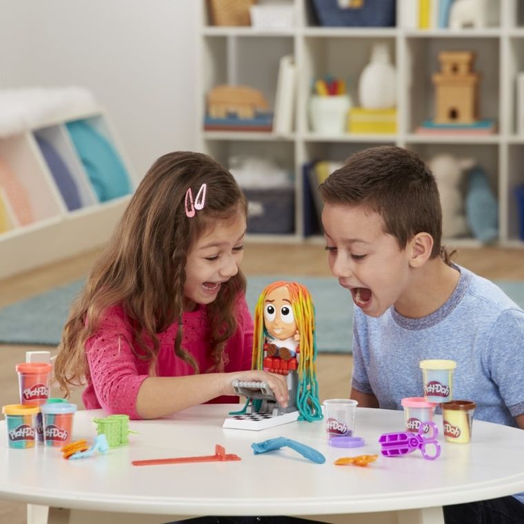 Play-Doh, Fryzjer, 8 tub, zestaw kreatywny