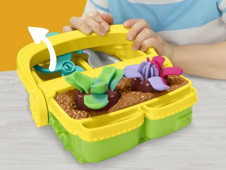 Play-Doh, Kwitnące kwiat, zestaw kreatywny, 5 tub