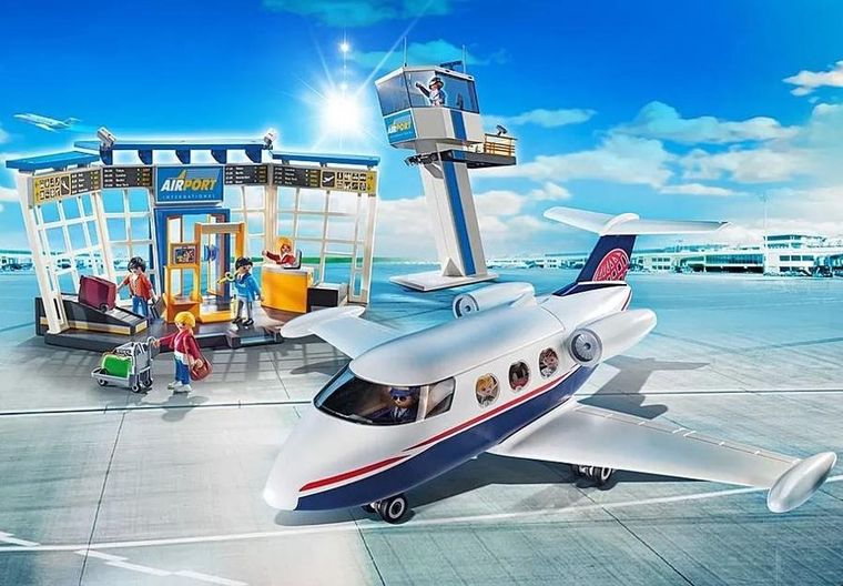 Playmobil, City Action, Lotnisko z samolotem, 71153