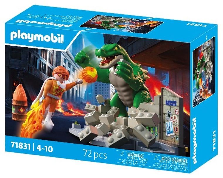 Playmobil, Heroes, Bohaterski pojedynek z Jaszczurem, 71831