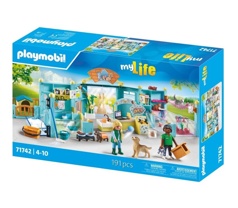 Playmobil, My Life, Hotel dla zwierząt, 71742