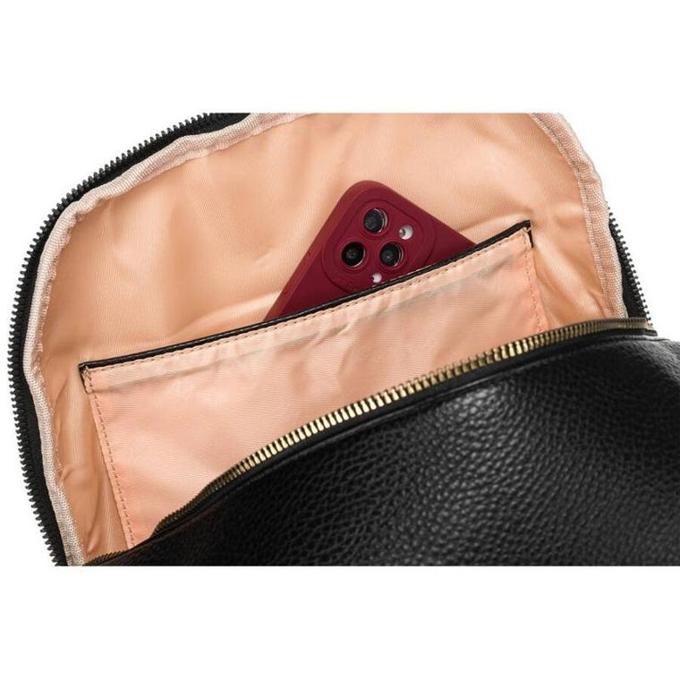 Plecak, czarny, skóra ekologiczna, Rovicky