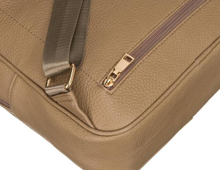 Plecak damski, brązowy, skóra ekologiczna, Peterson