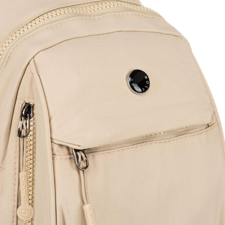 Plecak miejski, beżowy, Peterson