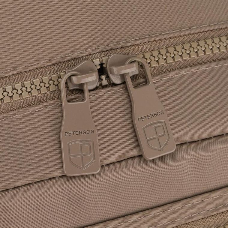 Plecak miejski, beżowy, Peterson