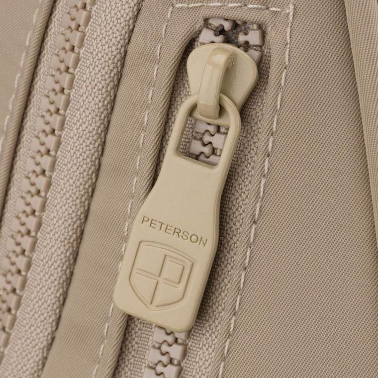 Plecak miejski, beżowy, Peterson