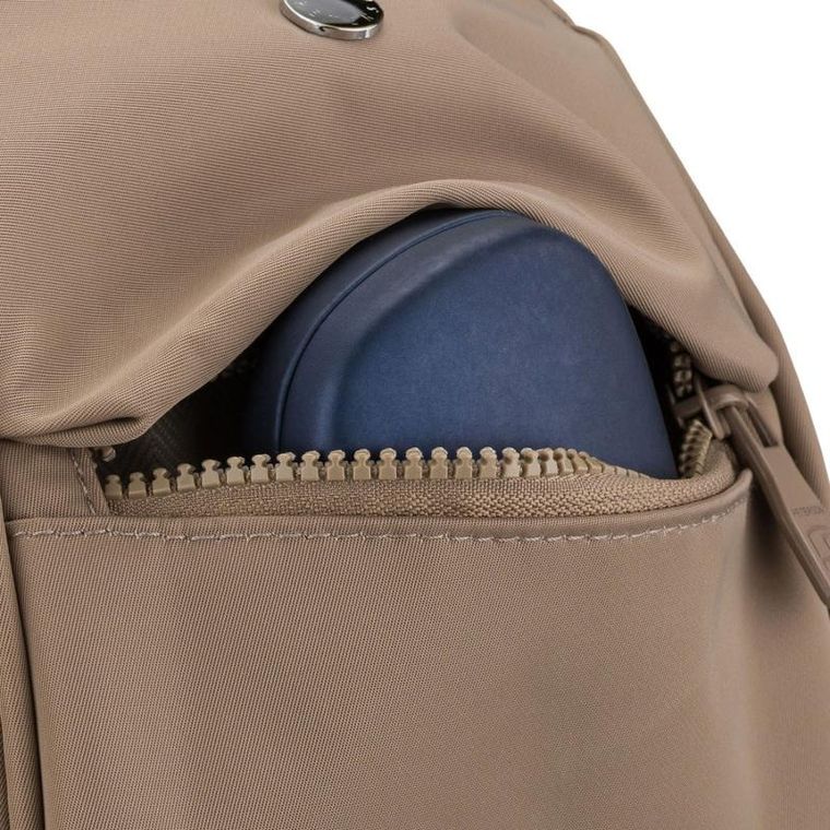 Plecak miejski, beżowy, Peterson