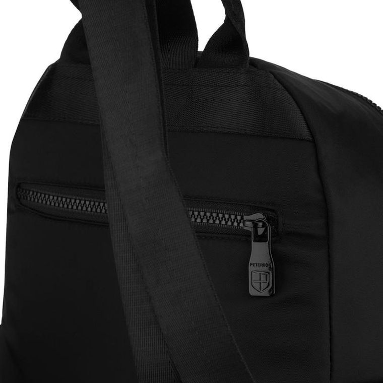 Plecak miejski, czarny, Peterson