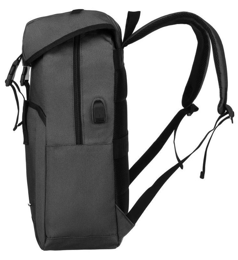 Plecak na laptopa, szary, Peterson