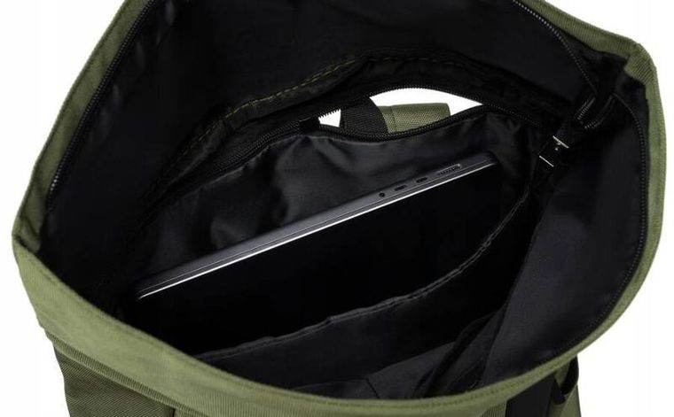 Plecak na laptopa, zielony, Peterson