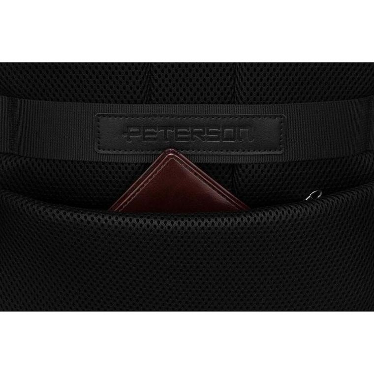 Plecak podróżny, bagaż podręczny do samolotu, czarny, Peterson