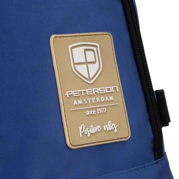Plecak podróżny, bagaż podręczny do samolotu, niebieski, Peterson