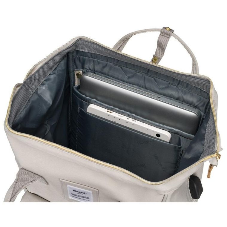 Plecak podróżny na laptopa, bagaż podręczny do samolotu, 13,3", szary, Himawari