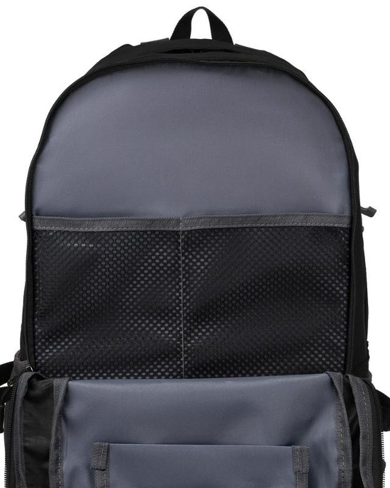 Plecak turystyczny z pokrowcem przeciwdeszczowym, czarny, Peterson