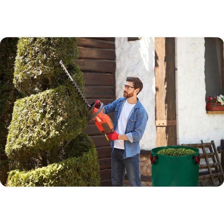 Plonos, kosz ogrodowy na liście, zielony, 272l