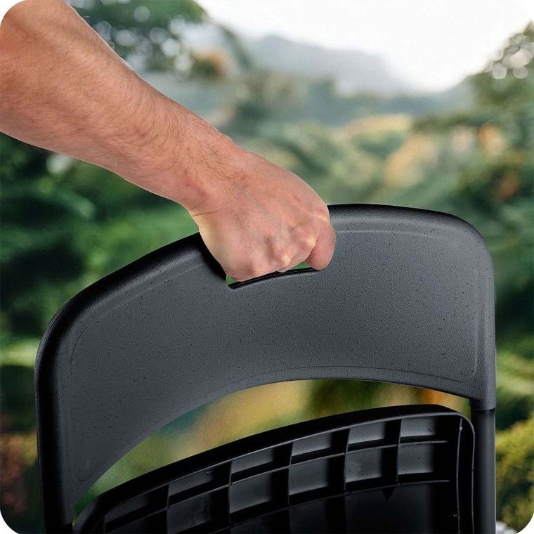 Plonos, krzesła ogrodowe składane, zestaw, 2 szt.