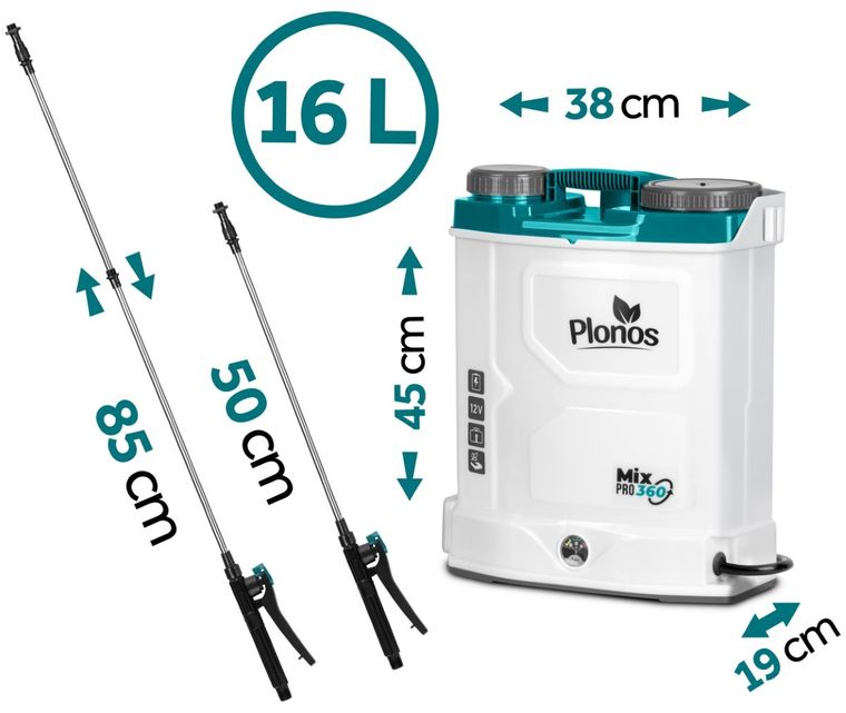 Plonos, opryskiwacz akumulatorowy