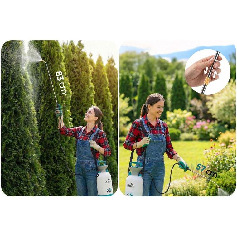 Plonos, opryskiwacz ciśnieniowy, ręczny, 5l