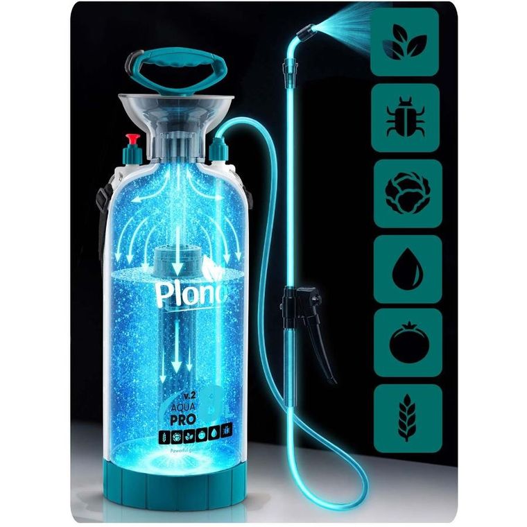 Plonos, opryskiwacz ciśnieniowy, ręczny, 8l