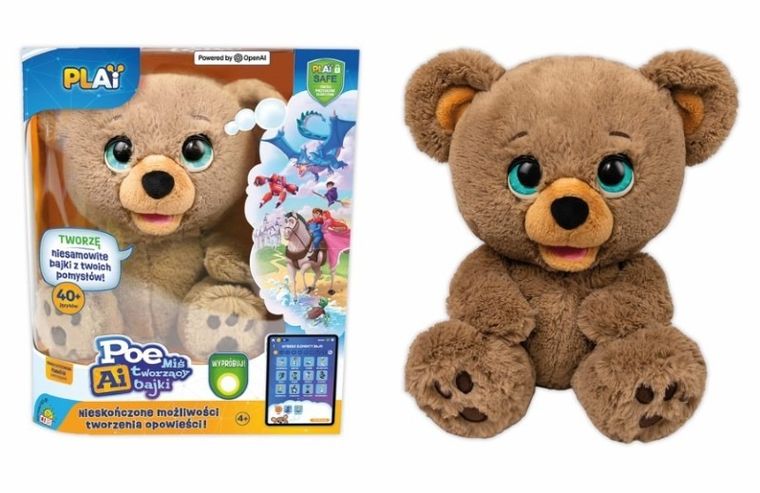 Poe Ai, Miś Tworzący Bajki, maskotka interaktywna