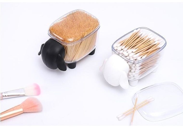 Pojemnik na drobiazgi, owca, czarny