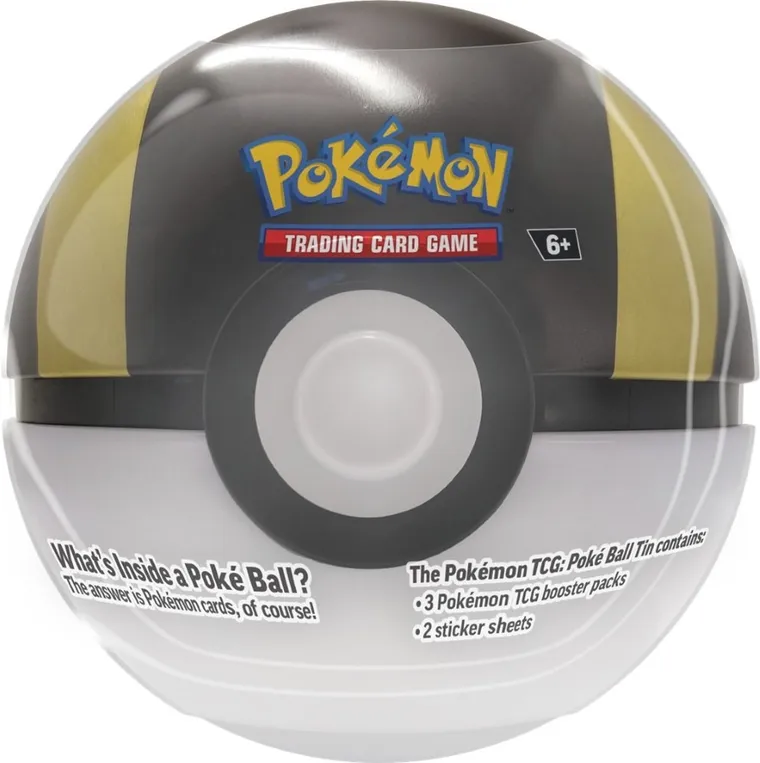 Pokemon TCG: Poke Ball Tin, puszka z boosterami, gra karciana, dodatek
