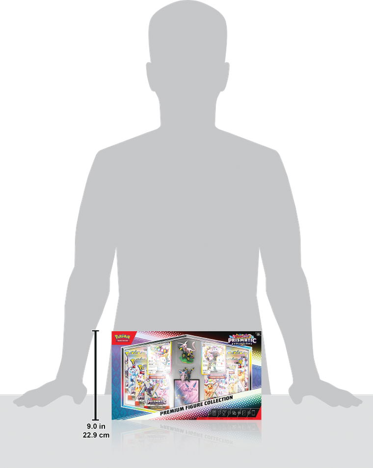Pokemon TCG: Prismatic Evolution, Super Premium Figure Collection, gra karciana, booster