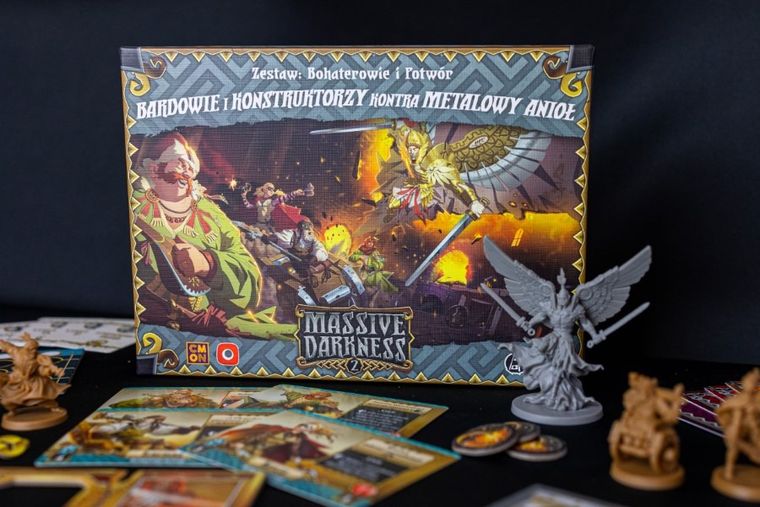 Portal Games, Massive Darkness 2: Bardowie i Konstruktorzy vs Metalowy Anioł, dodatek do gry