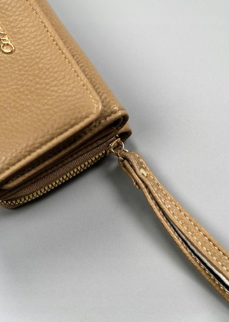 Portfel, beżowy, skóra ekologiczna, Cavaldi