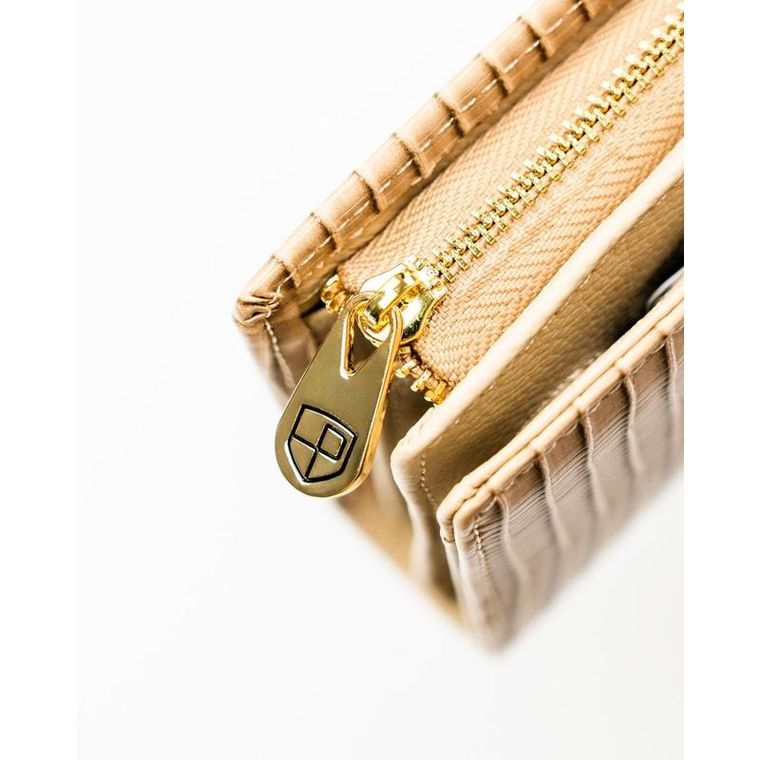 Portfel, beżowy, skóra ekologiczna, Peterson