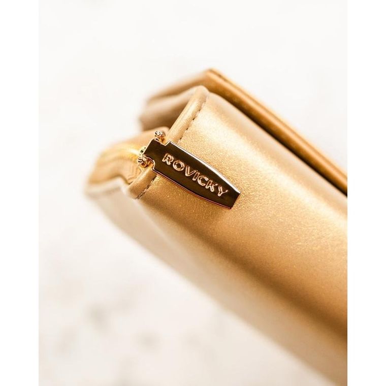 Portfel, beżowy, skóra ekologiczna, Rovicky