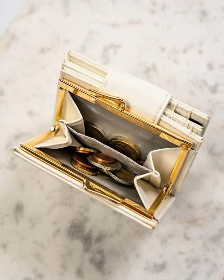 Portfel, biały, skóra ekologiczna, Peterson