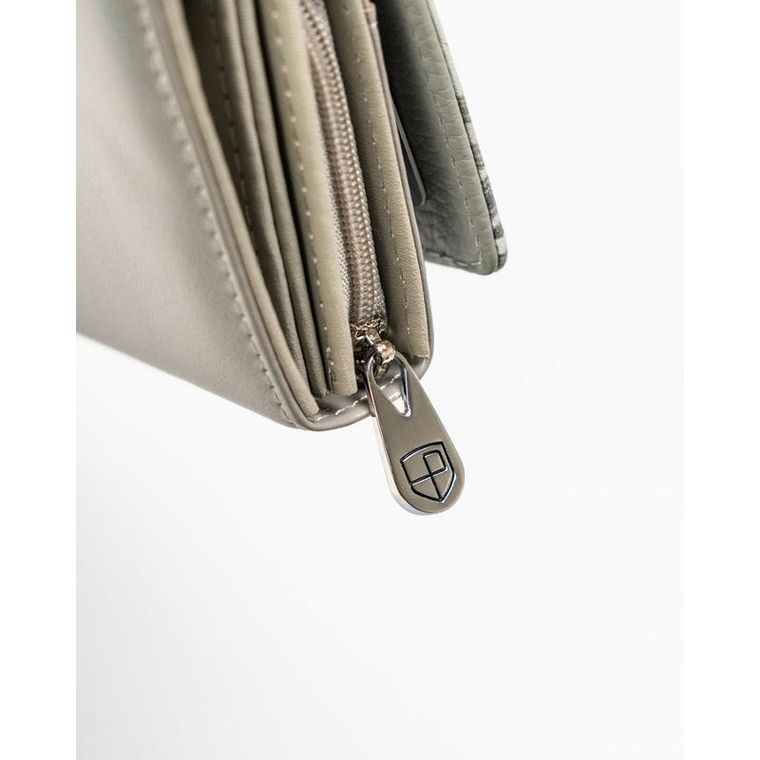 Portfel, biały, skóra ekologiczna, Peterson