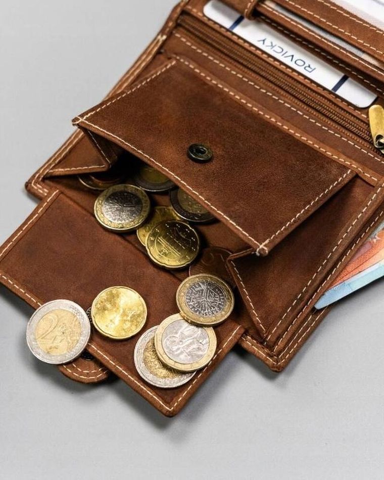 Portfel, brązowy, skórzany, Always Wild