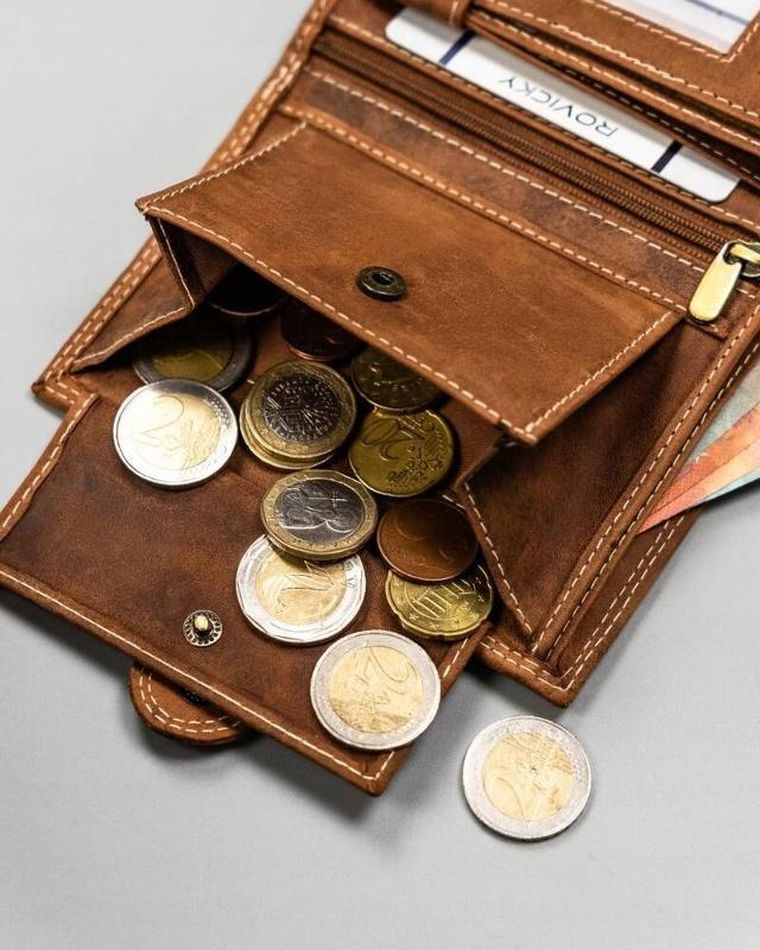 Portfel, brązowy, skórzany, Always Wild