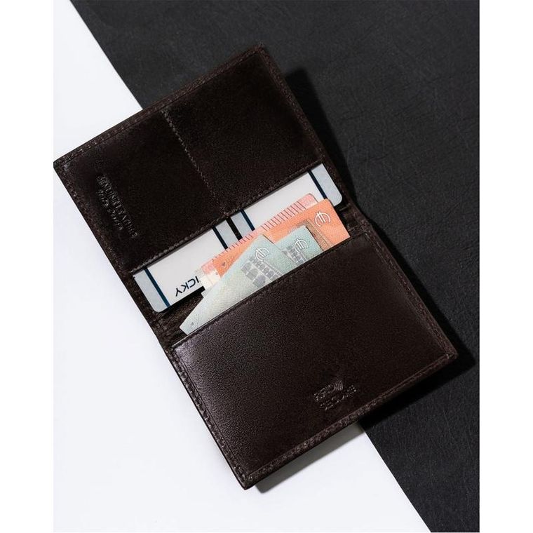 Portfel, brązowy, skórzany, RFID, Rovicky