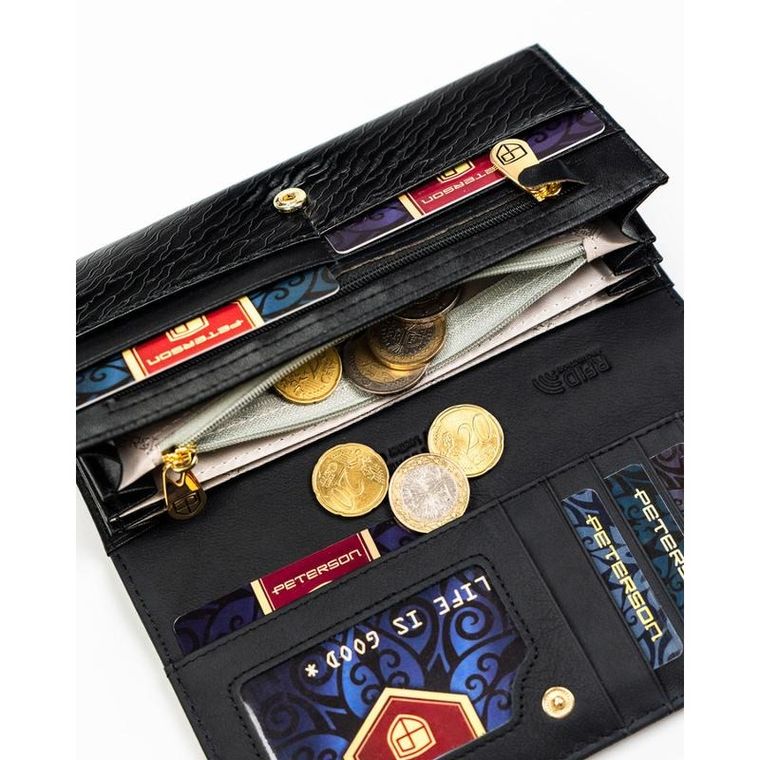 Portfel, czarny, Peterson