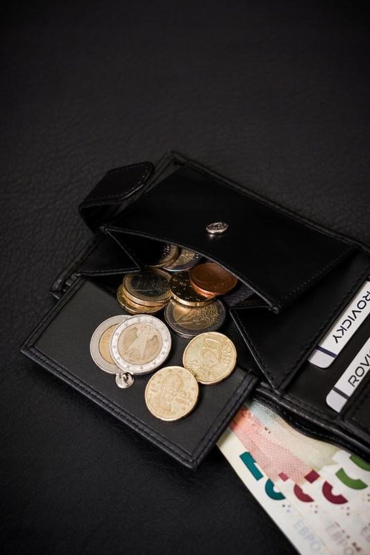 Portfel, czarny, skóra ekologiczna, 4U Cavaldi