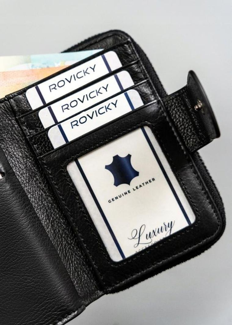 Portfel, czarny, skóra ekologiczna, Cavaldi