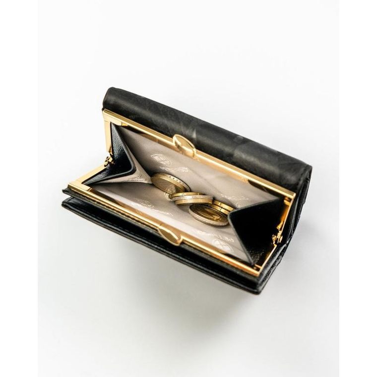 Portfel, czarny, skóra ekologiczna, Peterson