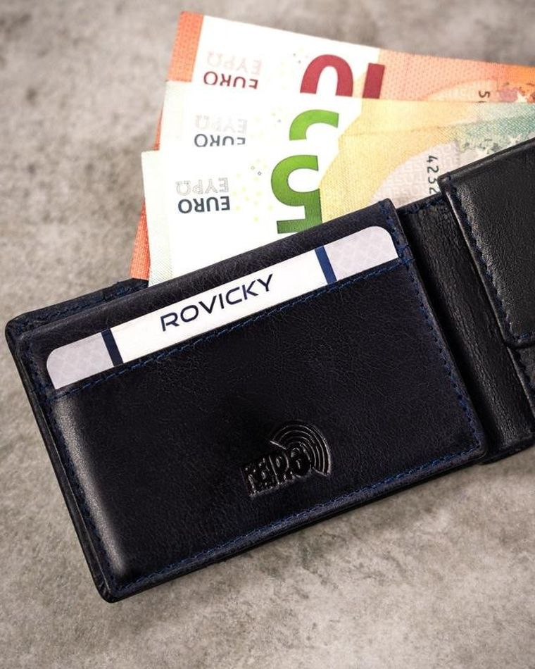 Portfel, czarny, skórzany, Buffalo Wild