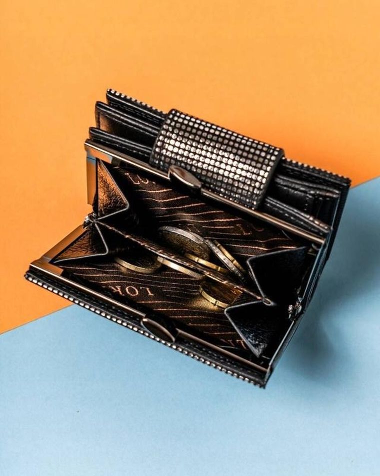 Portfel, czarny, skórzany, Lorenti