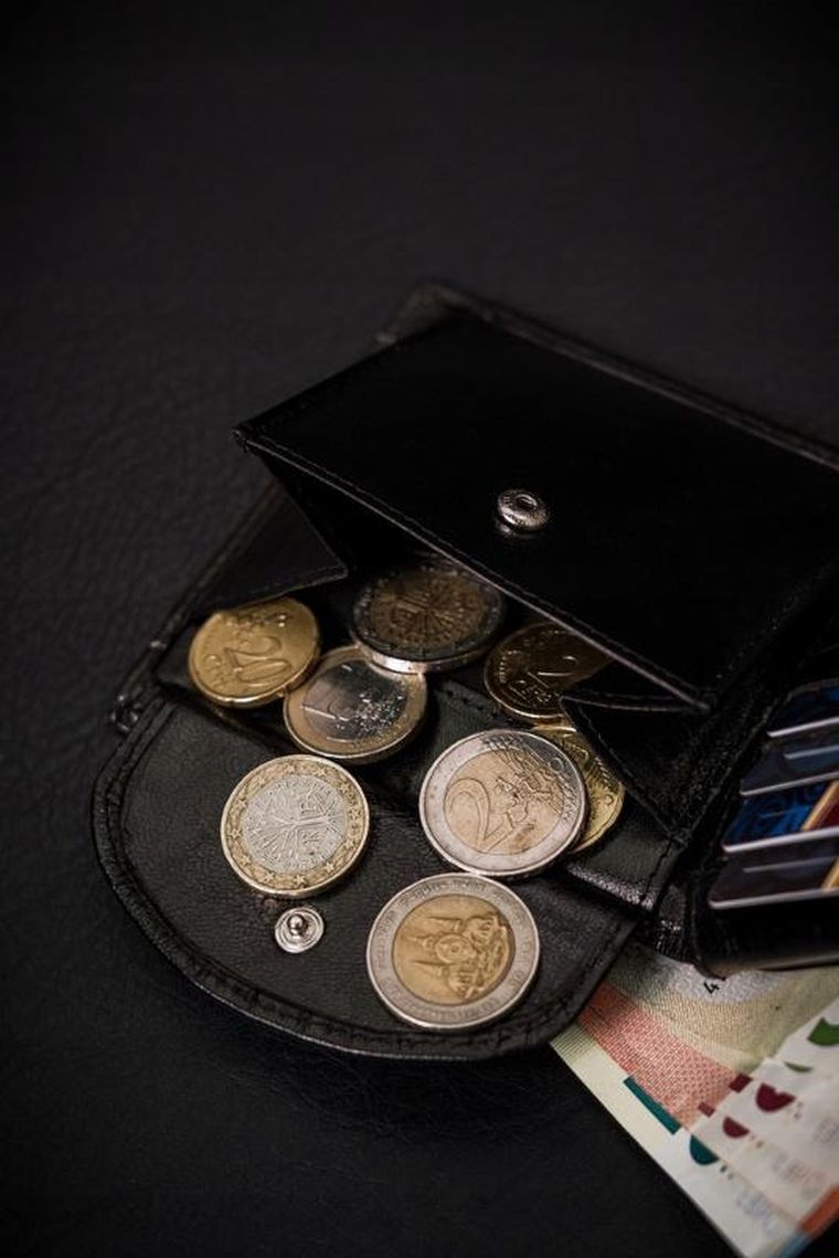 Portfel, czarny, skórzany, Peterson