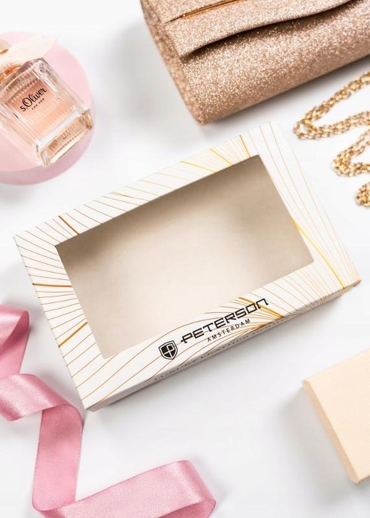 Portfel, czarny, skórzany, Peterson