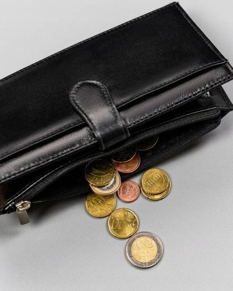 Portfel, czarny, skórzany, Peterson