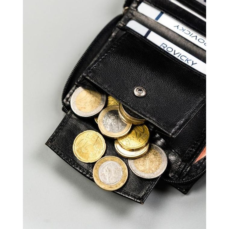 Portfel, czarny, skórzany, RFID, Always Wild